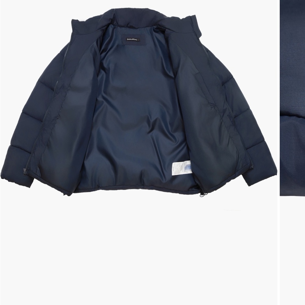 Rokka&Rolla Men's Navy Puffer Jacket- Brand New - Picture 3 of 6